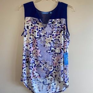 Simply Vera Wang Pintuck Tank Hi Lo Hem